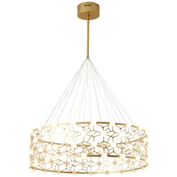 2020 New Arrival Nordic Pendant lights Post Modern Light luxury Gold Iron art Ring Wave Model Simple Bedroom Foyer LED Droplight
2020 New Arrival Nordic Pendant lights Post Modern Light luxury Gold Iron art Ring Wave Model Simple Bedroom Foyer LED Droplight