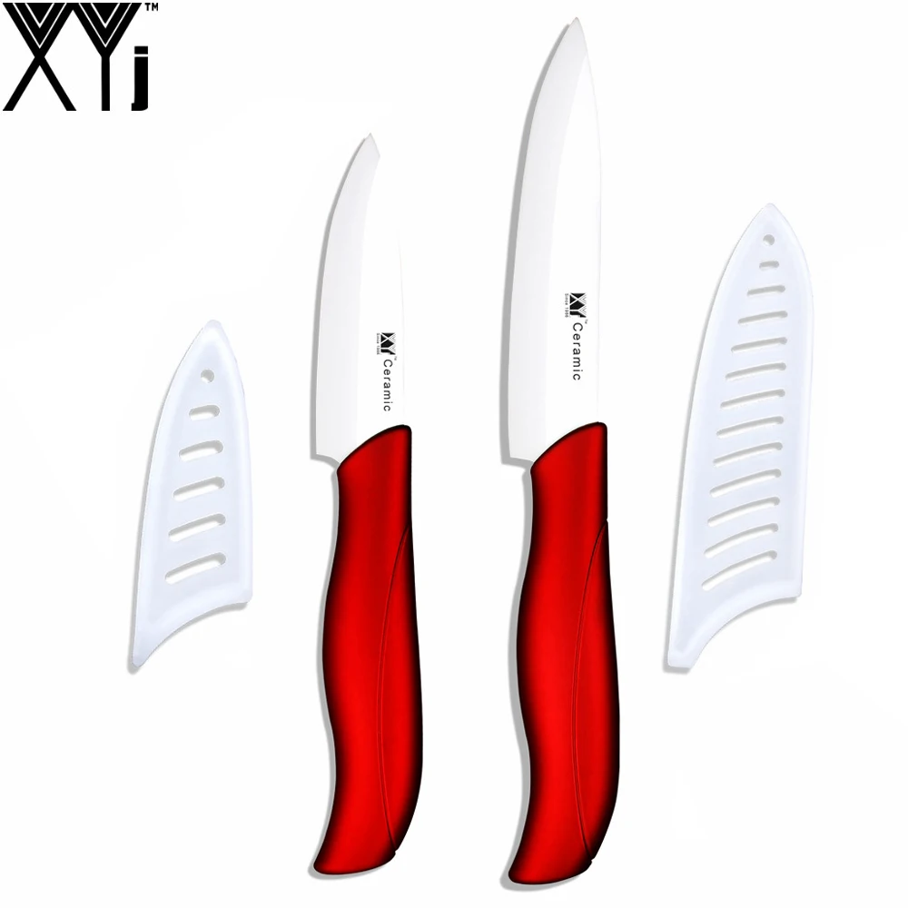 XYj Ceramic Kitchen Knife Set ABS+TPR Comfortable Handle Ceramic 3'' Paring 4'' Utility Knives Fruit Meat Vegetable Kitchen Tool
XYj Ceramic Kitchen Knife Set ABS+TPR Comfortable Handle Ceramic 3'' Paring 4'' Utility Knives Fruit Meat Vegetable Kitchen Tool