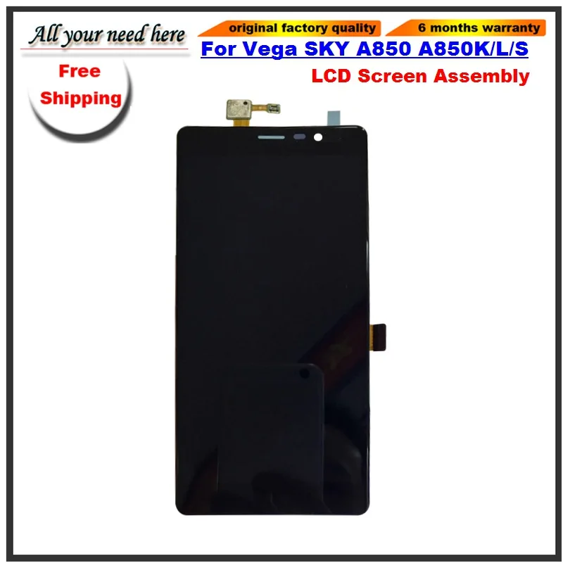 LCD Display Touch Screen Digitizer Assembly For Vega SKY A850 A850K A850L A850S black white lcd touch screen
LCD Display Touch Screen Digitizer Assembly For Vega SKY A850 A850K A850L A850S black white lcd touch screen