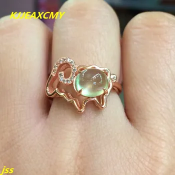 KJJEAXCMY Fine jewelry 925 Silver Natural Gemstone natural grape stone trumpet ring rose gold activity ring N146
KJJEAXCMY Fine jewelry 925 Silver Natural Gemstone natural grape stone trumpet ring rose gold activity ring N146