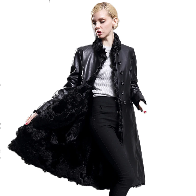 New Real Fur Coat Autumn Winter Jacket Women Clothes Wool Liner Genuine Leather Jacket Women Tops European Sheepskin Coats Z940
New Real Fur Coat Autumn Winter Jacket Women Clothes Wool Liner Genuine Leather Jacket Women Tops European Sheepskin Coats Z940