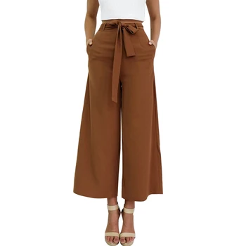 Large Size 2019 Spring Summer Women's Pants Wide Leg Pants Belted Bottoms High Waist Loose Solid Color Fashion Casual Trousers
Large Size 2019 Spring Summer Women's Pants Wide Leg Pants Belted Bottoms High Waist Loose Solid Color Fashion Casual Trousers