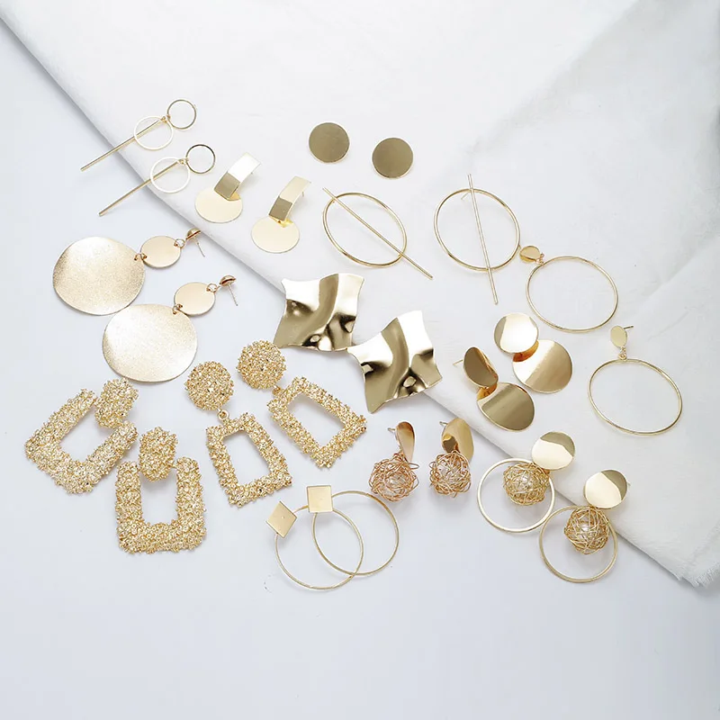New Fashion Drop Earrings For Women Geometric Earrings Wedding Party Vintage Brincos Gifts Bohemian Bijoux Wholesale
New Fashion Drop Earrings For Women Geometric Earrings Wedding Party Vintage Brincos Gifts Bohemian Bijoux Wholesale