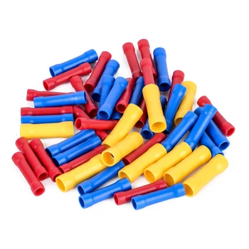 50pcs/set Insulated Straight Crimp Butt Connectors Electrical Wire Cable Terminals Assorted Kit
50pcs/set Insulated Straight Crimp Butt Connectors Electrical Wire Cable Terminals Assorted Kit