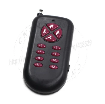 Remote Control Switch Wireless Remote Controller 12 buttons 12CH Transmitter Without Receiver Black Remote 315/433Mhz
Remote Control Switch Wireless Remote Controller 12 buttons 12CH Transmitter Without Receiver Black Remote 315/433Mhz
