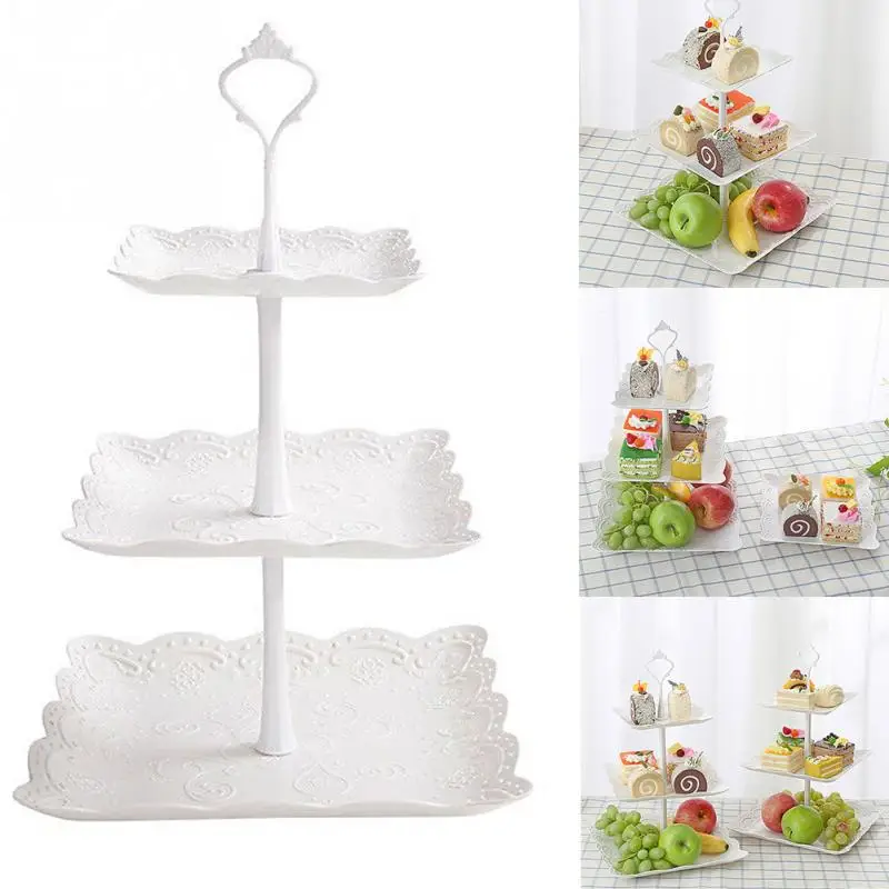 3 Tier White PP Plastic Square Cup Cake Cupcake Stand Supplies Display Tower Wedding Birthday Party Decoration
3 Tier White PP Plastic Square Cup Cake Cupcake Stand Supplies Display Tower Wedding Birthday Party Decoration
