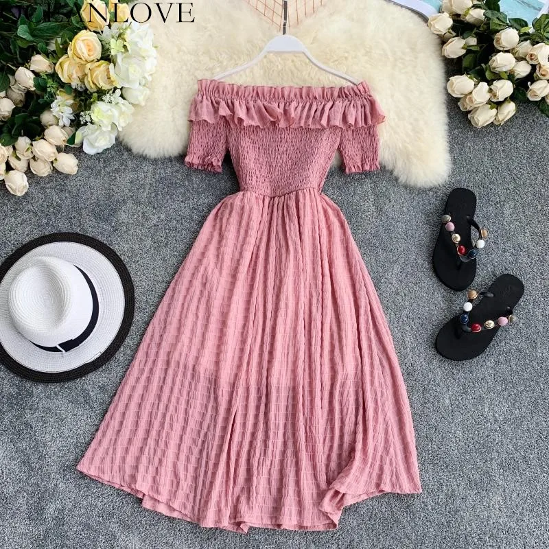 OCEANLOVE Women Summer Dresses Plaid Slash Neck Off Shouder Solid Vestidos 2020 Ruffles A-line High Waist Dress Robe Femme 11767
OCEANLOVE Women Summer Dresses Plaid Slash Neck Off Shouder Solid Vestidos 2020 Ruffles A-line High Waist Dress Robe Femme 11767