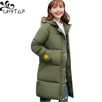UHYTGF M-3XL plus size Parker Women Couple wear Down jacket Hooded Warm long Outerwear Thicken Loose Winter Cotton coat Lady 25
UHYTGF M-3XL plus size Parker Women Couple wear Down jacket Hooded Warm long Outerwear Thicken Loose Winter Cotton coat Lady 25