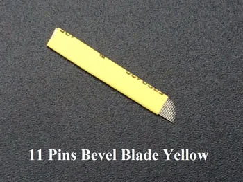 300PCS Permanent Makeup Eyebrow Tattoo 11 Sloped Needles Microblading Needle 3D Eyebrow Embroidery 11 Pins Bevel Blades
300PCS Permanent Makeup Eyebrow Tattoo 11 Sloped Needles Microblading Needle 3D Eyebrow Embroidery 11 Pins Bevel Blades