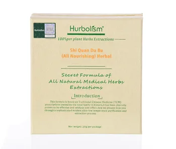 Hurbolism New update Universal Tonic Herbs Formula Shiquan Dabu T-ang (Universal Tonic Soup) Natural Herbs for All Weakness
Hurbolism New update Universal Tonic Herbs Formula Shiquan Dabu T-ang (Universal Tonic Soup) Natural Herbs for All Weakness