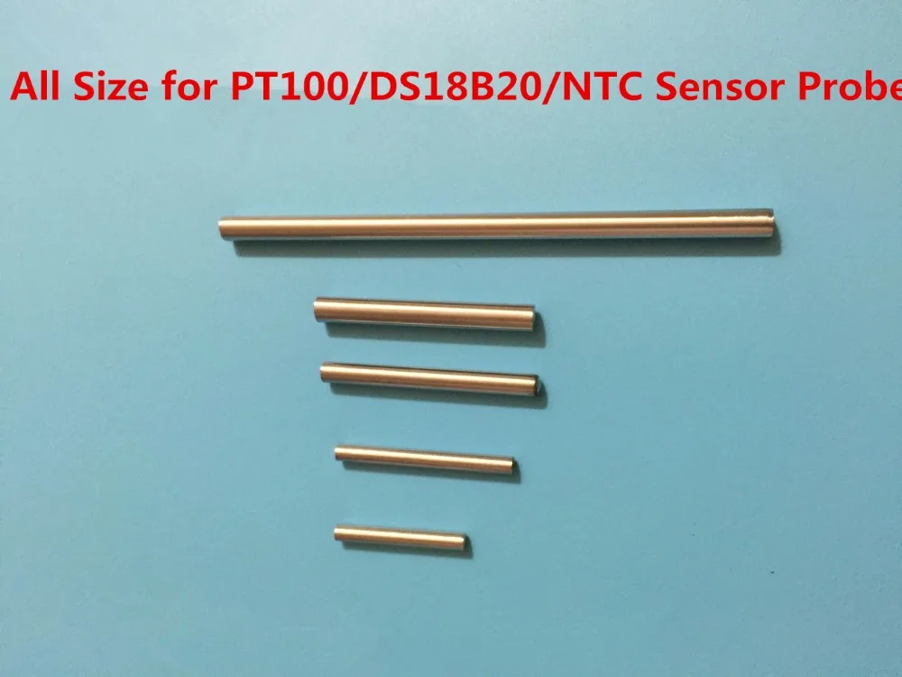 5PCS Outer diameter 8*50MM Temperature probe single head small steel pipe PT100/DS18B20/NTC thermocouple stainless steel shell
5PCS Outer diameter 8*50MM Temperature probe single head small steel pipe PT100/DS18B20/NTC thermocouple stainless steel shell