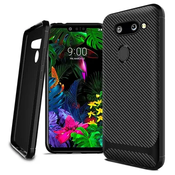 Slim Soft Tpu Phone Cover For LG G8 ThinQ Luxury Silicone Carbon Fiber Protective Shockproof Cover For LG G8 ThinQ Case
Slim Soft Tpu Phone Cover For LG G8 ThinQ Luxury Silicone Carbon Fiber Protective Shockproof Cover For LG G8 ThinQ Case