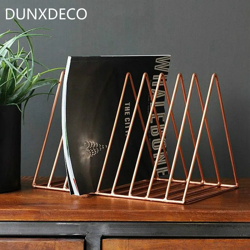 DUNXDECO Home Office Iron Storage Book Magzine Holder Table Multifunction Organizer Modern Artistic Geometric Decoration
DUNXDECO Home Office Iron Storage Book Magzine Holder Table Multifunction Organizer Modern Artistic Geometric Decoration