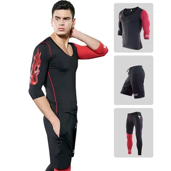 2019 Running Set Men's Gym Clothes Stretchy Compression Tights Sportswear Fitness Training Sports Jogging Suits 3 in1 set #1824
2019 Running Set Men's Gym Clothes Stretchy Compression Tights Sportswear Fitness Training Sports Jogging Suits 3 in1 set #1824