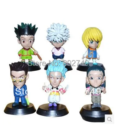 6pcs/lot New Cute Japana Anime Cartoon Hunter X Hunter PVC Action & toy figures Collection Model dolls 6cm
6pcs/lot New Cute Japana Anime Cartoon Hunter X Hunter PVC Action & toy figures Collection Model dolls 6cm