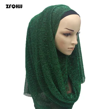 ZFQHJJ Muslim Headscarf 180*85cm Arabian Women Golden Polyester Hijabs Jersey Head Wraps Lady Turkish Party Wedding Hijab Scarf
ZFQHJJ Muslim Headscarf 180*85cm Arabian Women Golden Polyester Hijabs Jersey Head Wraps Lady Turkish Party Wedding Hijab Scarf