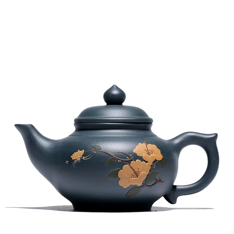 300ML Yixing handpainted teapot purple clay kung fu kettle mud lv cherry pot drinkware gift box
300ML Yixing handpainted teapot purple clay kung fu kettle mud lv cherry pot drinkware gift box