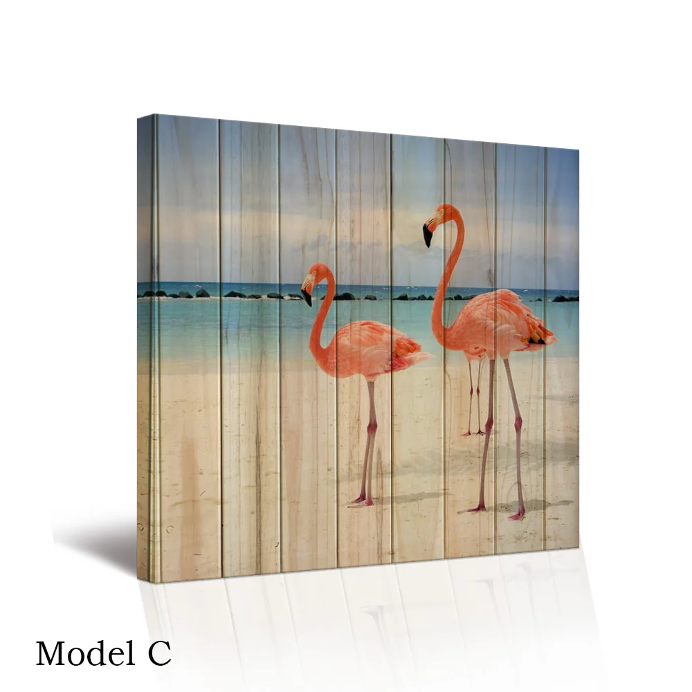 Visual Art Decor Flamingos Sea Beach Seawave Wood Board Background Canvas Painting 1 Panel Seascape Canvas Prints for Bedroom
Visual Art Decor Flamingos Sea Beach Seawave Wood Board Background Canvas Painting 1 Panel Seascape Canvas Prints for Bedroom
