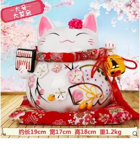 A Goldsmith workshop large number of thousands of people to Lucky cat electric shake hands open creative gift ornaments ceramic
A Goldsmith workshop large number of thousands of people to Lucky cat electric shake hands open creative gift ornaments ceramic