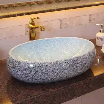 China Artistic Handmade Europe Vintage Lavabo Washbasin Ceramic Bathroom Sink Art Counter Top ceramic decoration art basin oval
China Artistic Handmade Europe Vintage Lavabo Washbasin Ceramic Bathroom Sink Art Counter Top ceramic decoration art basin oval