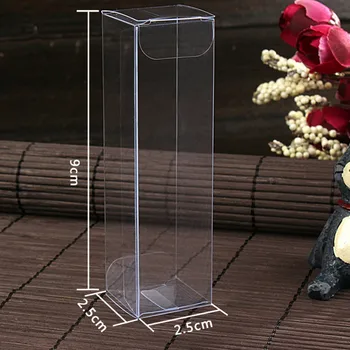50Pcs/Lot 2.5*2.5*9cm 0.98"x0.98"x3.54" Cosmetic Candy Chocolate Poly Package Box Clear Plastic PVC Box For Lipstick DIY Gift
50Pcs/Lot 2.5*2.5*9cm 0.98"x0.98"x3.54" Cosmetic Candy Chocolate Poly Package Box Clear Plastic PVC Box For Lipstick DIY Gift