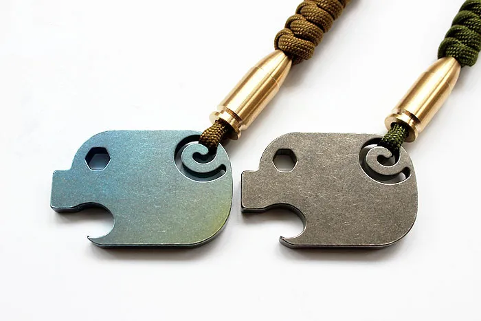 TC4 Titanium PIG EDC Tool Card Opener Key Chain Pendant Hanging Buckle EDC Multi Tools
TC4 Titanium PIG EDC Tool Card Opener Key Chain Pendant Hanging Buckle EDC Multi Tools