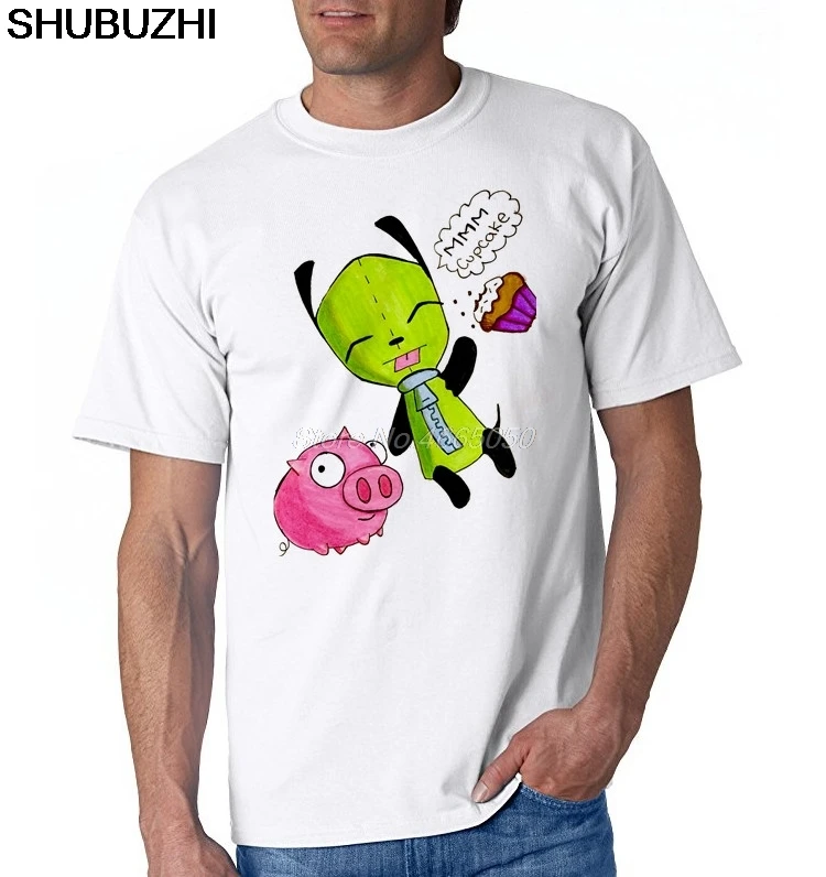 Funny GIR-PIG Tee Shirts designs punk rock Costumes for Men O-Neck Gir Invader Zim Perler Beads men's country t shirt Fabric
Funny GIR-PIG Tee Shirts designs punk rock Costumes for Men O-Neck Gir Invader Zim Perler Beads men's country t shirt Fabric