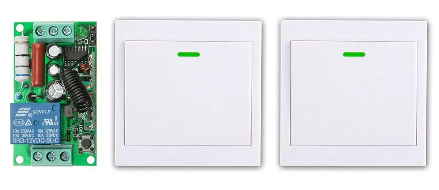 New AC220V 1CH Wireless Remote Control Switch System Receiver +2* Wall Panel Remote Transmitter Sticky Remote Smart Home Switch
New AC220V 1CH Wireless Remote Control Switch System Receiver +2* Wall Panel Remote Transmitter Sticky Remote Smart Home Switch
