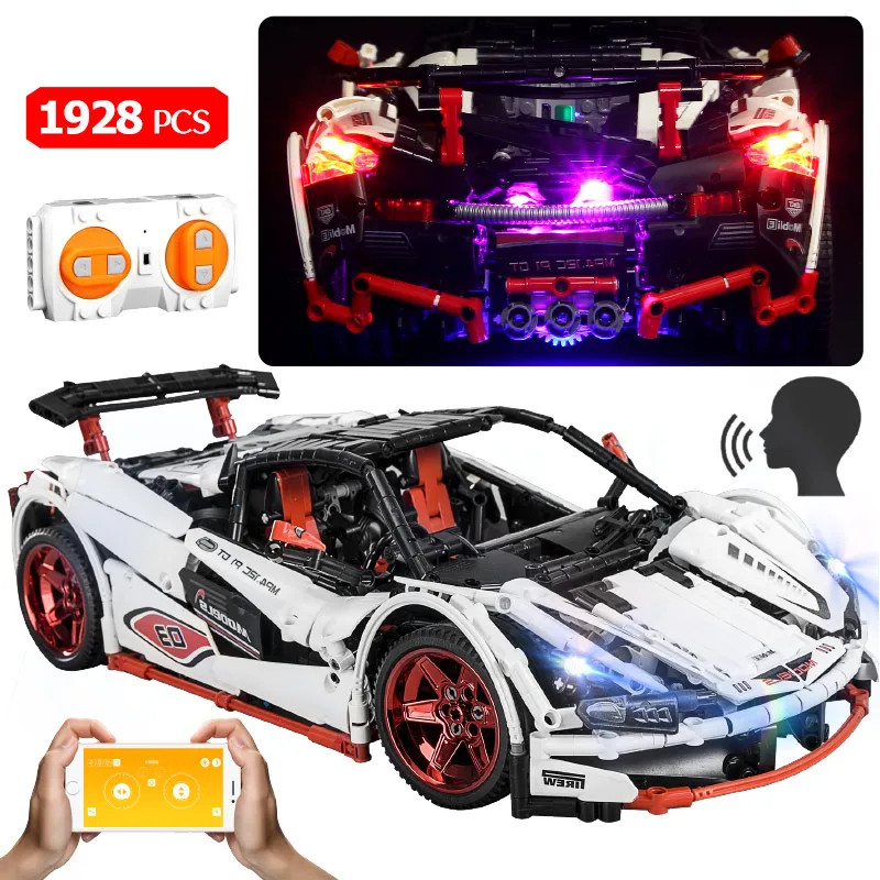 1928PCS 1:10 RC City Technic Series Racing Car Compatible Blcoks Remote Control and APP Phone Control Toys for Kids Gifts
1928PCS 1:10 RC City Technic Series Racing Car Compatible Blcoks Remote Control and APP Phone Control Toys for Kids Gifts