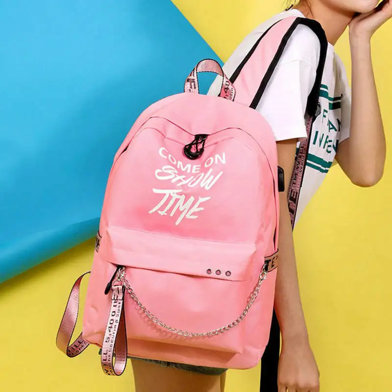 Luminous Women's Laptop Backpack Travel Bag Female Cute Small Bagpack USB Charge Backpacks Casual School Bags For Teenage Girls
Luminous Women's Laptop Backpack Travel Bag Female Cute Small Bagpack USB Charge Backpacks Casual School Bags For Teenage Girls