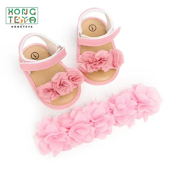 Summer Baby Girl Sandals Flower with Headband Baby Sandals Shoes Casual Shoes Sneaker Anti-slip Soft Sole Toddler Shoes Baby
Summer Baby Girl Sandals Flower with Headband Baby Sandals Shoes Casual Shoes Sneaker Anti-slip Soft Sole Toddler Shoes Baby