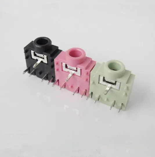 Free shipping 10Pcs PJ-307 PJ307 Green/pink/black 3.5mm Stereo Jack Socket Audio Jack Connector PCB 3F07 -5PIN
Free shipping 10Pcs PJ-307 PJ307 Green/pink/black 3.5mm Stereo Jack Socket Audio Jack Connector PCB 3F07 -5PIN