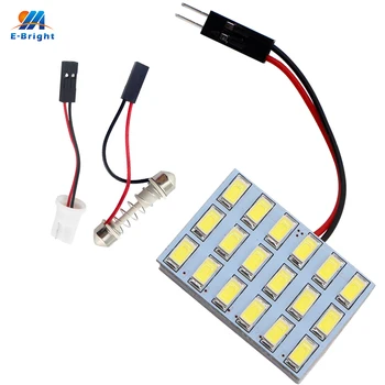 YM E-Bright 100 PCS LED Panel Light 5730 18 SMD 18 LEDs 12V DC With T10 Festoon Adapters Reading Light Panel Lights White
YM E-Bright 100 PCS LED Panel Light 5730 18 SMD 18 LEDs 12V DC With T10 Festoon Adapters Reading Light Panel Lights White