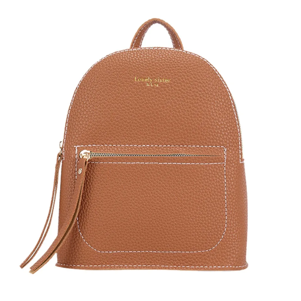 Fashion Lady Shoulders Small Zipper Backpack Letter Purse Mobile Phone Backpack Synthetic Leather Lining Material Apr 24
Fashion Lady Shoulders Small Zipper Backpack Letter Purse Mobile Phone Backpack Synthetic Leather Lining Material Apr 24