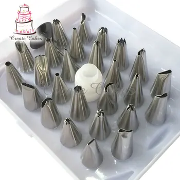 26pcs Russian Piping Tips Bag Cake Tool Pastry Decorating Set Nozzles Pastry Baking and Pastry Tools JG0026
26pcs Russian Piping Tips Bag Cake Tool Pastry Decorating Set Nozzles Pastry Baking and Pastry Tools JG0026