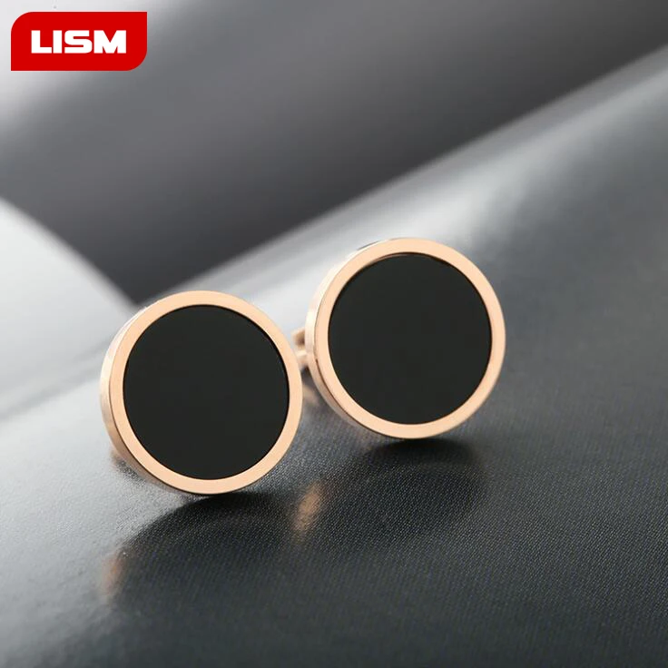 Black Titanium Steel Rose Gold Color Earring Simple Fashion Jewelry Men Women Stud Earring Jewelry
Black Titanium Steel Rose Gold Color Earring Simple Fashion Jewelry Men Women Stud Earring Jewelry