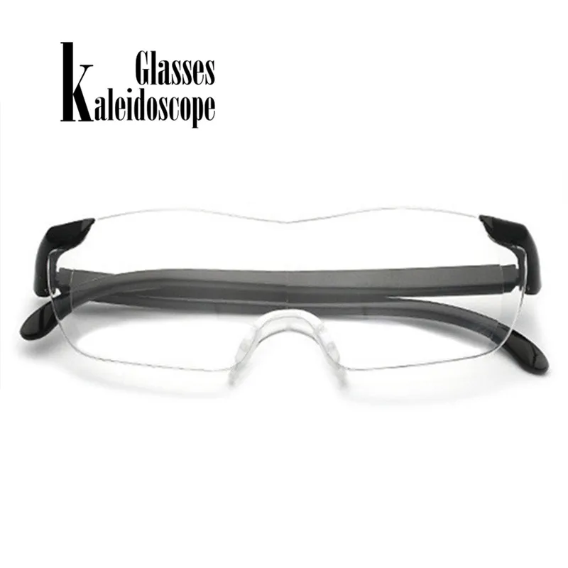 Kaleidoscope Glasses Men Women Reading Glasses Frameless magnifying 1.6 times +250 Degrees Magnifies Eyeglasses Presbyopic
Kaleidoscope Glasses Men Women Reading Glasses Frameless magnifying 1.6 times +250 Degrees Magnifies Eyeglasses Presbyopic