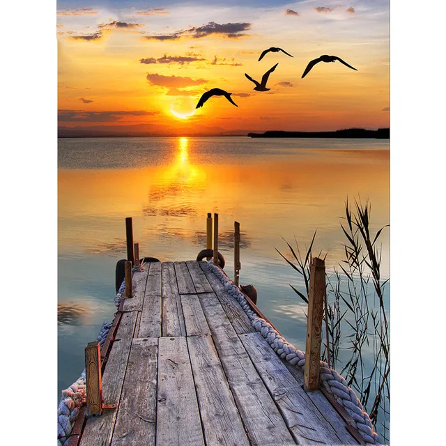 Full Square/Round Drill 5D DIY Diamond Painting "Lake sunset" Embroidery Cross Stitch 5D Home Decor Gift
Full Square/Round Drill 5D DIY Diamond Painting "Lake sunset" Embroidery Cross Stitch 5D Home Decor Gift