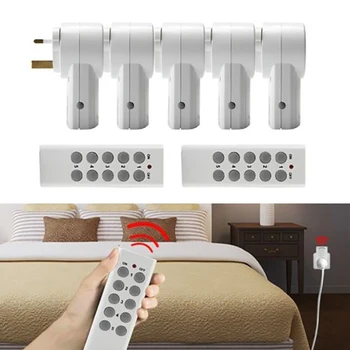 New 5 Packs Wireless Smart Switch Socket Remote Control Power Outlet Plug with 2 Remotes low Power Consumption UK Plug
New 5 Packs Wireless Smart Switch Socket Remote Control Power Outlet Plug with 2 Remotes low Power Consumption UK Plug