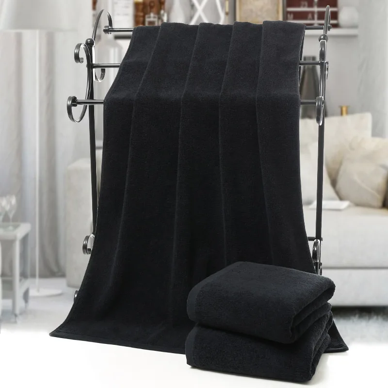 70*140cm 2018 New Solid Black 100% Cotton Face Towels Hand Towel Bath Towels for Adults Beach Towel Hotel Factory wholesale
70*140cm 2018 New Solid Black 100% Cotton Face Towels Hand Towel Bath Towels for Adults Beach Towel Hotel Factory wholesale