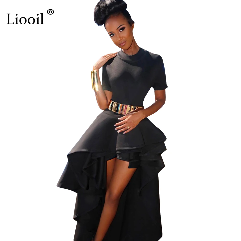 Liooil Elegant Women Party Dress Ruffles Short Sleeve O Neck Back Zipper Maxi Dresses Sexy Black White Red Long Runway Dress
Liooil Elegant Women Party Dress Ruffles Short Sleeve O Neck Back Zipper Maxi Dresses Sexy Black White Red Long Runway Dress