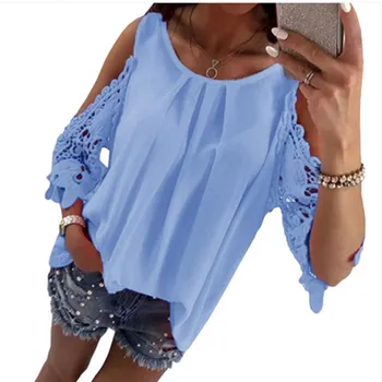 Womens Tops Loose Blouses Shirt 2019 Summer Top Casual Hollow Out Sleeve Off Shoulder Shirt Ladies Blouse Boho Tunic Tops Blusas
Womens Tops Loose Blouses Shirt 2019 Summer Top Casual Hollow Out Sleeve Off Shoulder Shirt Ladies Blouse Boho Tunic Tops Blusas