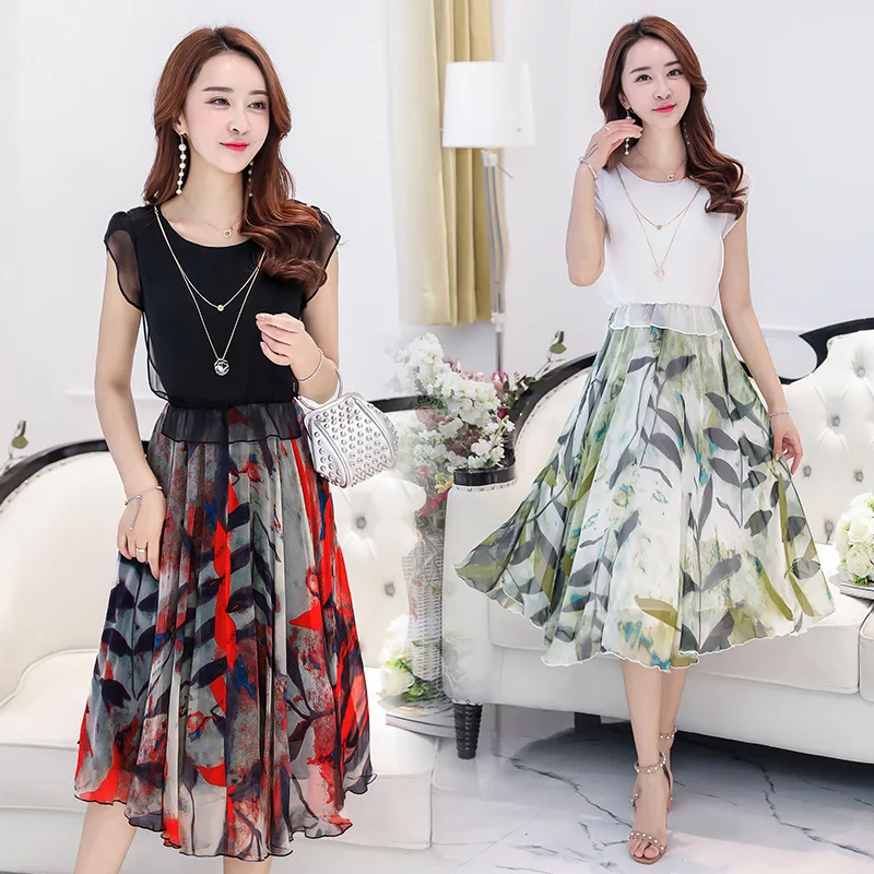M-4XL Patchwork floral chiffon dress plus size print Bohemian dress women summer dress big size sleeveless pleated beach dress
M-4XL Patchwork floral chiffon dress plus size print Bohemian dress women summer dress big size sleeveless pleated beach dress