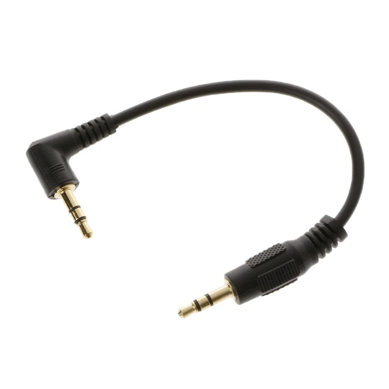 OOTDTY 10cm Auto Car Right Angle Male To Male 3.5mm Aux Jack Speaker Audio Cable Adapter
OOTDTY 10cm Auto Car Right Angle Male To Male 3.5mm Aux Jack Speaker Audio Cable Adapter
