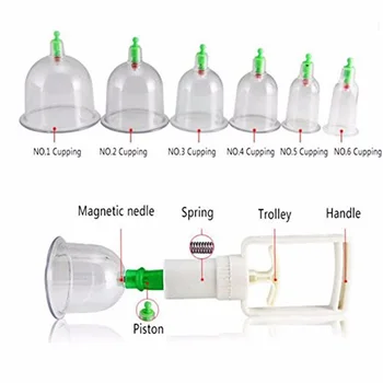 6pcs Chinese Medicine Vacuum Cups Suction Set Therapy Massage Device Body Massage Pull Out Vacuum Apparatus KXS-P26
6pcs Chinese Medicine Vacuum Cups Suction Set Therapy Massage Device Body Massage Pull Out Vacuum Apparatus KXS-P26