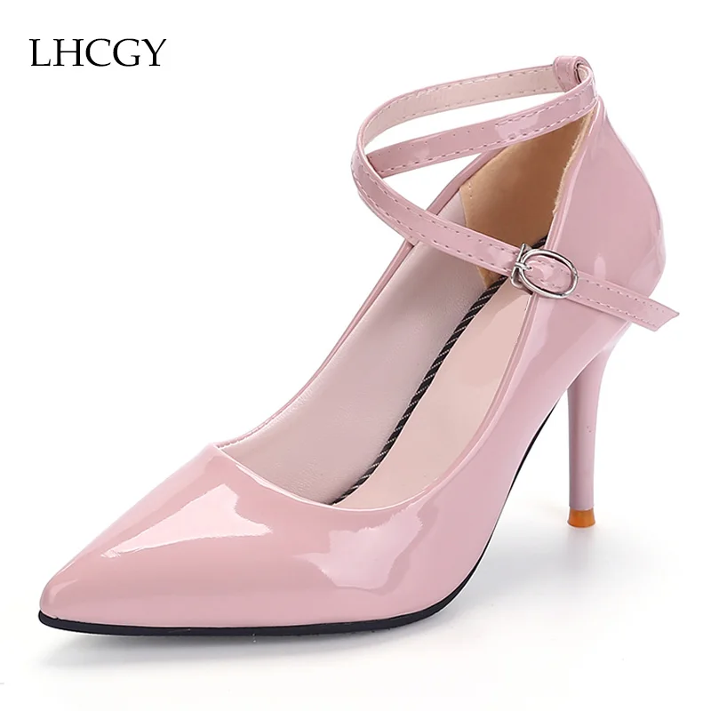 Womens Wedding Shoes White Cross-tied Pumps sexy Woman High Heels Dress Shoes Ladies patent Leather Office Lady Shoes 2992
Womens Wedding Shoes White Cross-tied Pumps sexy Woman High Heels Dress Shoes Ladies patent Leather Office Lady Shoes 2992