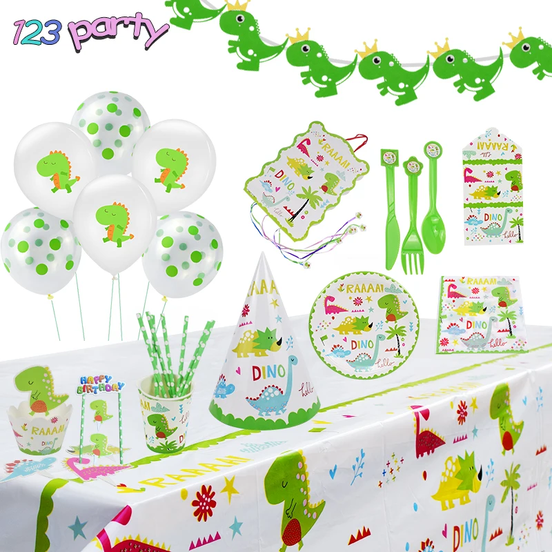 dinosaur theme party disposable tableware children birthday party decoration balloons baby shower party supplies paper plates
dinosaur theme party disposable tableware children birthday party decoration balloons baby shower party supplies paper plates