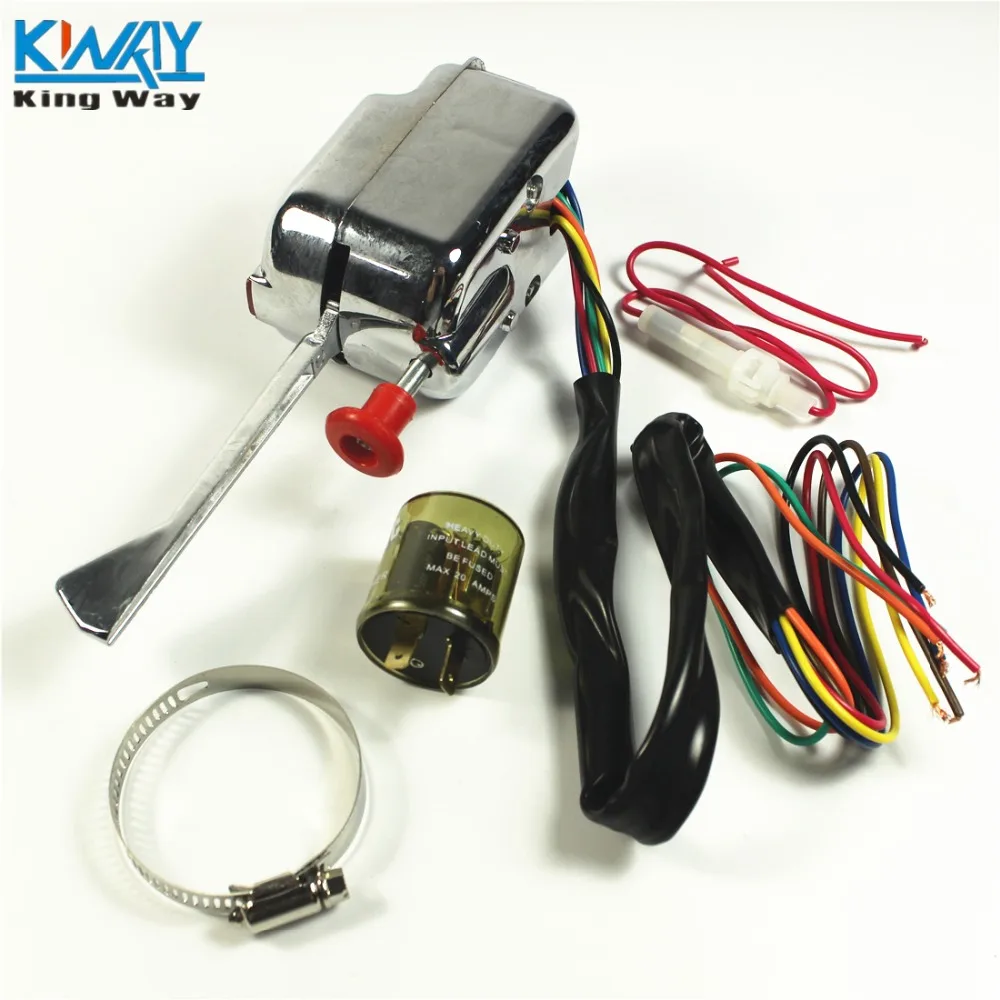 Free Shipping-King Way - Universal Street Hot Rod Chrome Turn Signal Switch For BUICK FORD GM W/ Flasher
Free Shipping-King Way - Universal Street Hot Rod Chrome Turn Signal Switch For BUICK FORD GM W/ Flasher