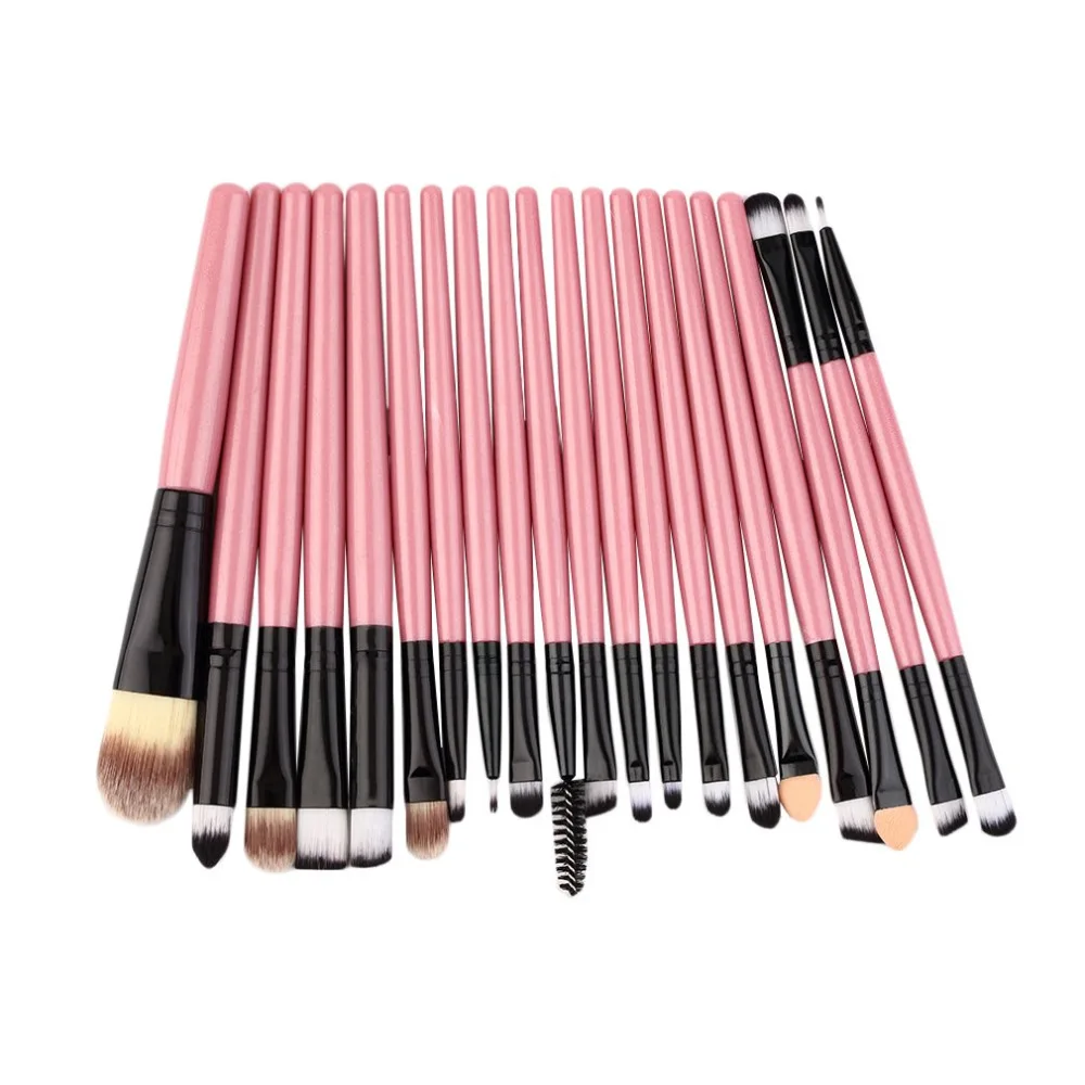 

Beauty 20pcs/set Makeup Brushes Pro Blending Eyeshadow Powder Foundation Eyes Eyebrow Lip Eyeliner Make up Brush Cosmetic Tool