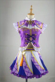 2016 Aikatsu Stars! Season 3's Key Visual Ran Shibuki Cosplay Costume Soleil Stage Costume Purple Halloween Festival Fancy Dress
2016 Aikatsu Stars! Season 3's Key Visual Ran Shibuki Cosplay Costume Soleil Stage Costume Purple Halloween Festival Fancy Dress